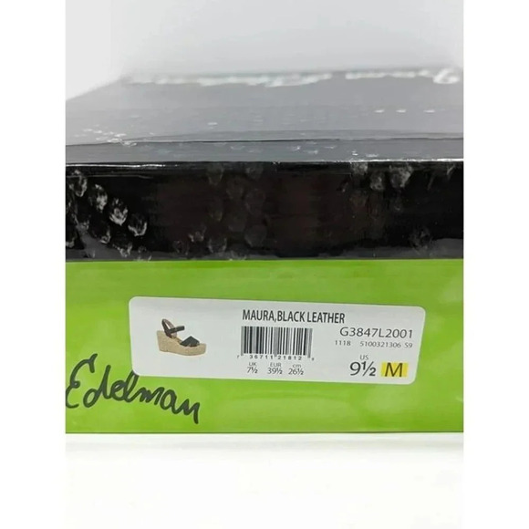 Sam Edelman Women's Maura Espadrille Wedge Sandals Black Size 9.5 M (MSRP $130) - Picture 12 of 12